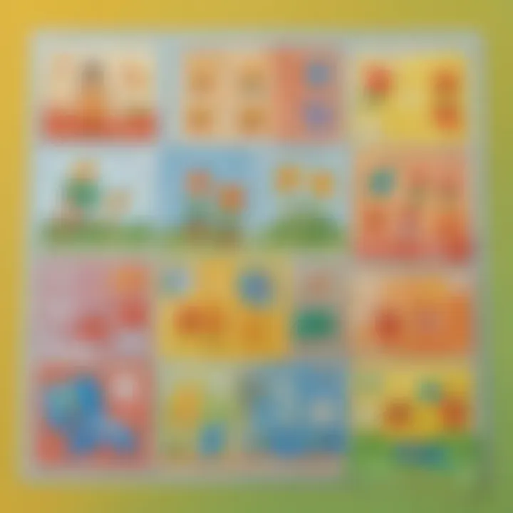 Interactive addition game for kindergarten