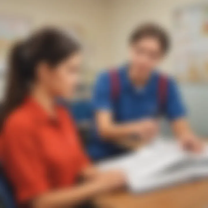 Illustration showcasing student engagement in training