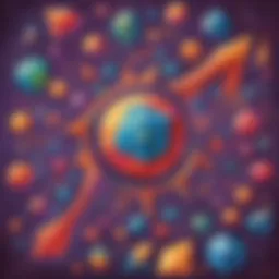 Illustration of abstract mathematical concepts