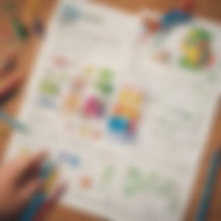 Illustration of engaging mental math worksheets