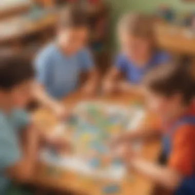 Engaging Puzzle Activities Children working on puzzles