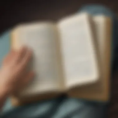 Engaging in Active Reading Techniques An open book with highlighted passages and notes in the margins.