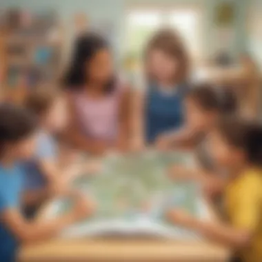Collaborative Projects for Social Emotional Development Elementary school students working together on a collaborative project
