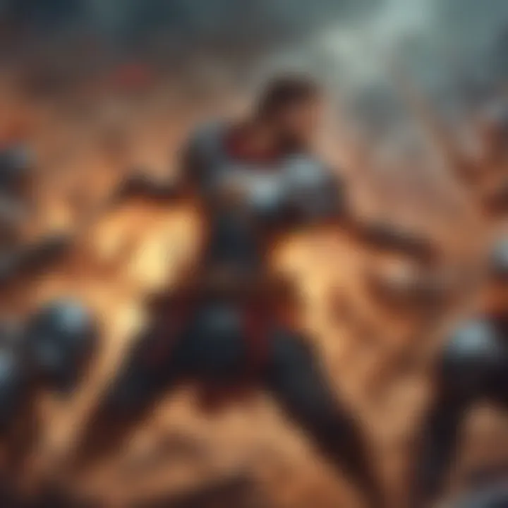 Epic Battles game on a phone screen