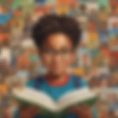 Exploring Diverse Genres Illustrative representation of diverse book genres