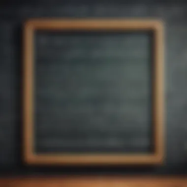A chalkboard filled with simple math equations