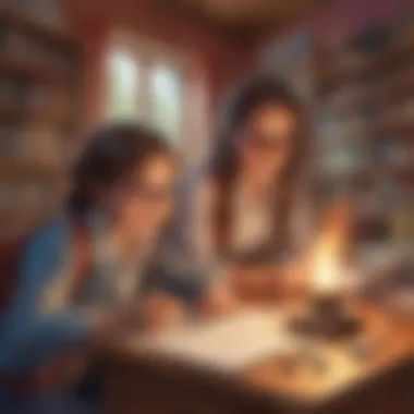 Igniting Passion for Knowledge Through Gamified Learning Excited young learners exploring a new educational game