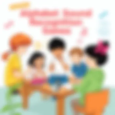 Children engaged in sound recognition games