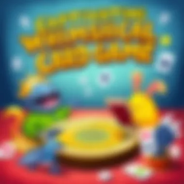 Captivating Whimsical Card Game A whimsical card game with vibrant illustrations that captivate young players