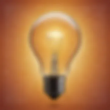 Illustration of a light bulb symbolizing new mathematical insights