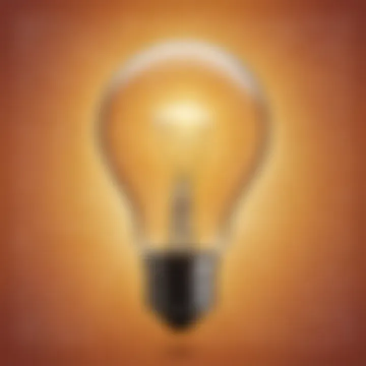 Illustration of a light bulb symbolizing new mathematical insights