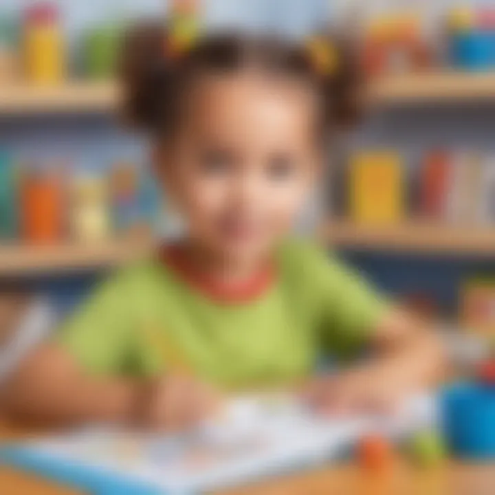 Colorful daycare printable worksheet for elementary school children