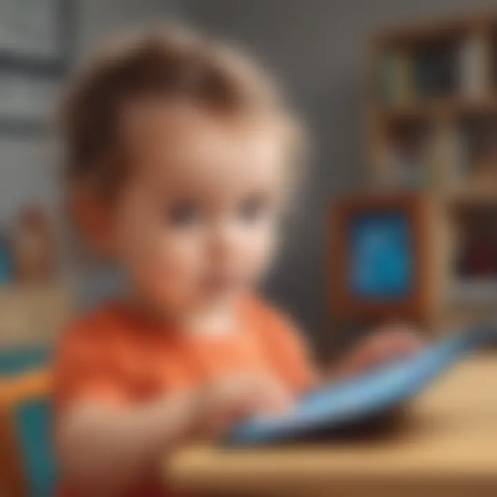 3-Year-Old Enhancing Cognitive Skills with App