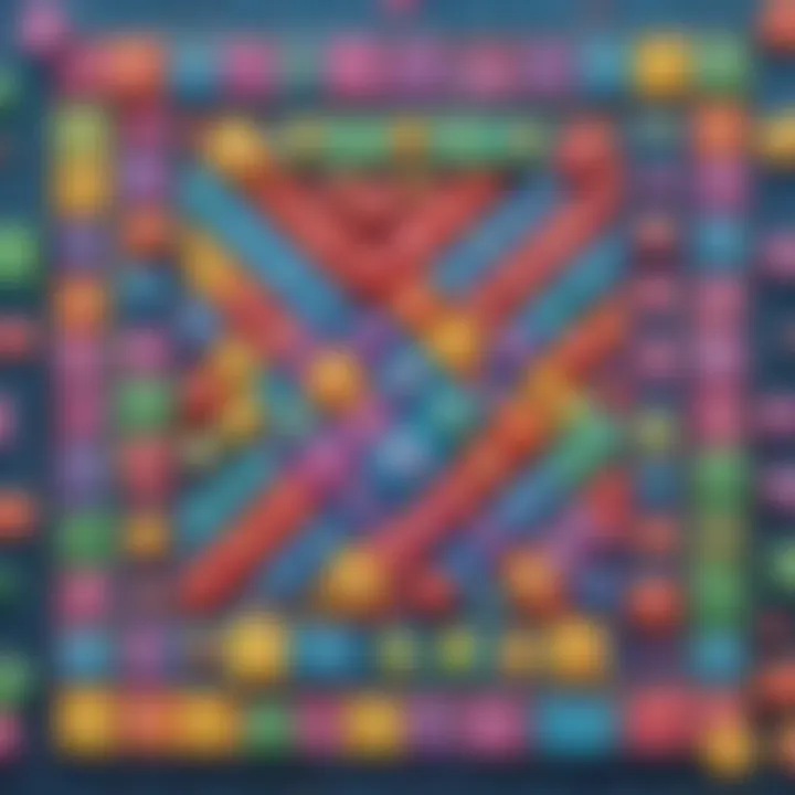 Colorful Math Game Interface