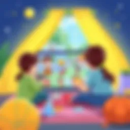 Engaging game screen showcasing vibrant colors and interactive elements suitable for toddlers.