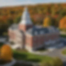 Exterior of St. Paul's School in NH