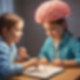 Engaging brain activity game for children