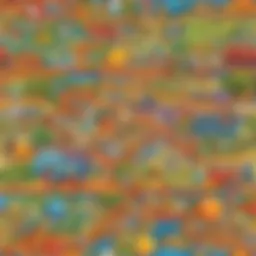 Colorful Educational Game for Kindergarten