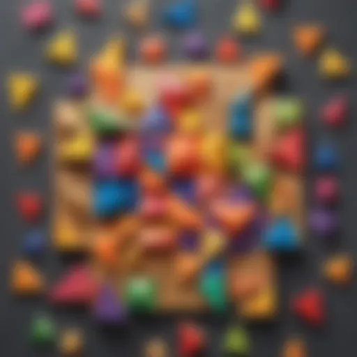 Colorful Tangram Puzzle Set