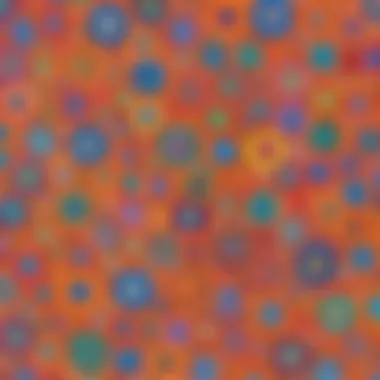 Dot Art Exploration Creative use of dots in a colorful artwork