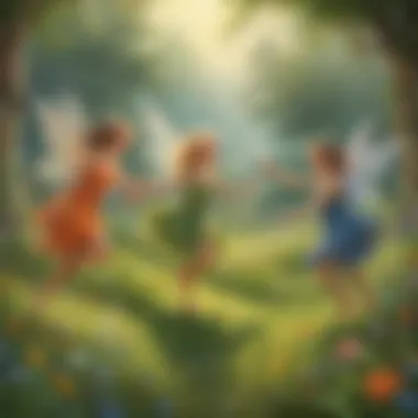 Magical Fairies Dancing in a Meadow