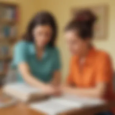 Authoritative Parenting Style Illustration depicting authoritative parenting style