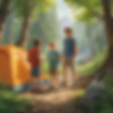 Connecting with Nature: A Learning Adventure Kids Exploring Nature at Summer Camp