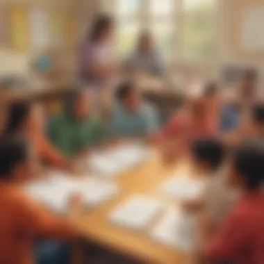 Adapting Teaching Methods for Diverse Learners A diverse group of students participating in a discussion