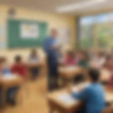 Exploring Traditional Teaching Approaches Traditional teaching methods being demonstrated in a classroom