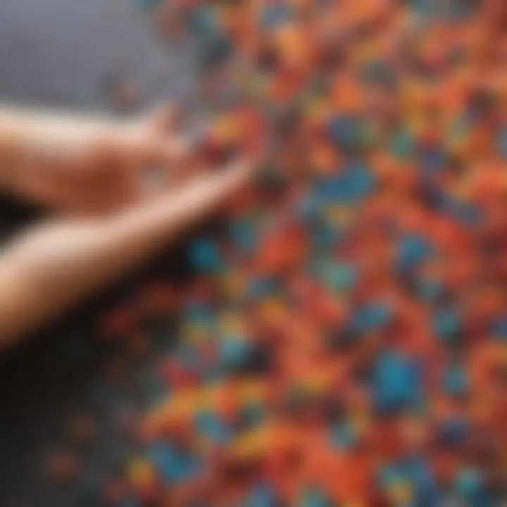 Sensory Exploration with Colorful Beads
