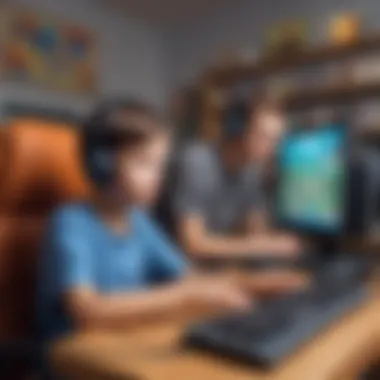 Cognitive development through online gaming