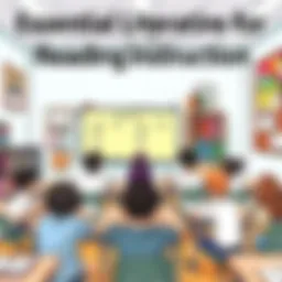 An engaging classroom setting fostering reading skills