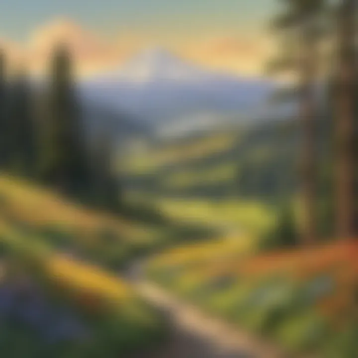 A scenic view of Washington State landscape