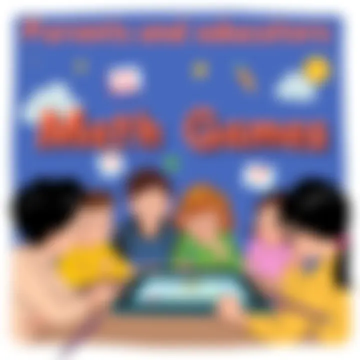 Parents and educators using math games