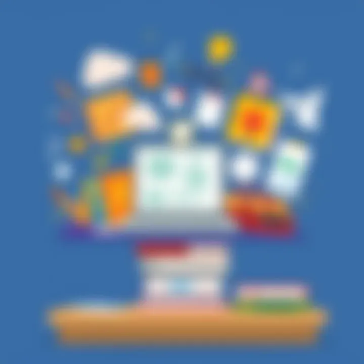 Educational resources showcased on a platform