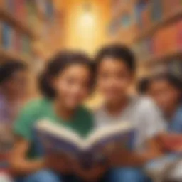A vibrant collection of children's books