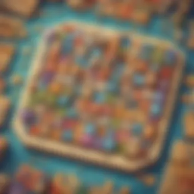 Mind-Teasing Puzzle Challenge Illustration of a complex and challenging puzzle game