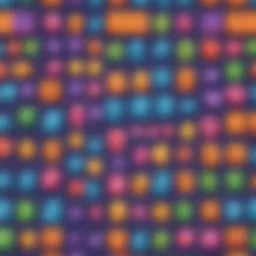 Colorful Math Game Illustration