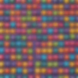 Colorful Math Game Pieces