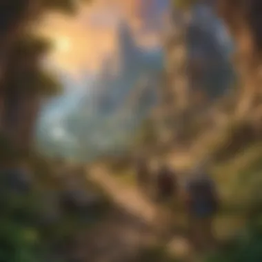 Epic Quest Exciting adventure scene in a game environment