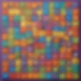 Colorful Math Puzzle Game