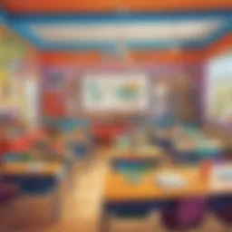 Colorful Classroom Decor