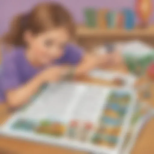 Engaging phonics worksheet featuring colorful illustrations