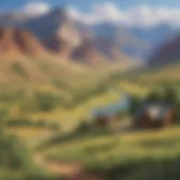 A scenic view of the Colorado landscape highlighting the freedom of homeschooling