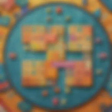 Innovative Digital Math Game Interface A digital math game interface, displaying vibrant graphics and challenging puzzles.