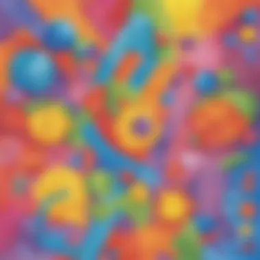Colorful math worksheets designed for early learners