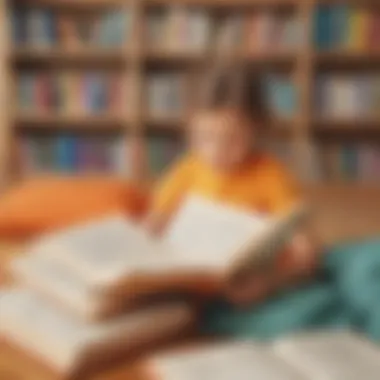 Colorful reading comprehension passage for young learners