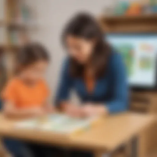 Interactive learning experience for young children through digital platforms