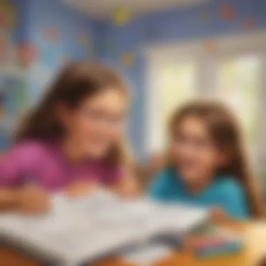 Joyful Math Learning Playful math learning illustration