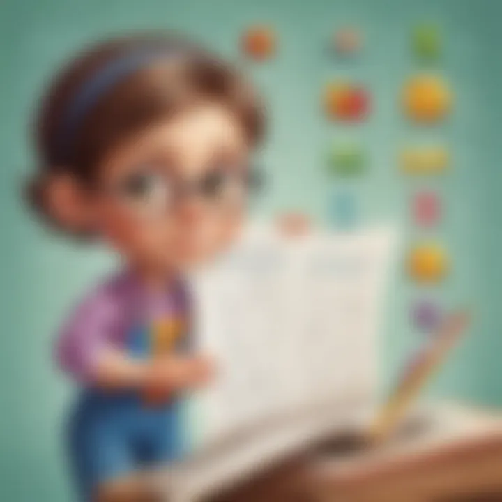 Illustration showcasing different levels of difficulty in math fact addition worksheets